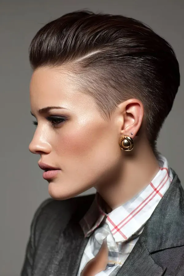 30 مدل مو پسرانه برای دختر؛ از تصمیم سخت تا نتیجهای که عاشقش میشوی! 12 Boyish hairstyles for girls 11