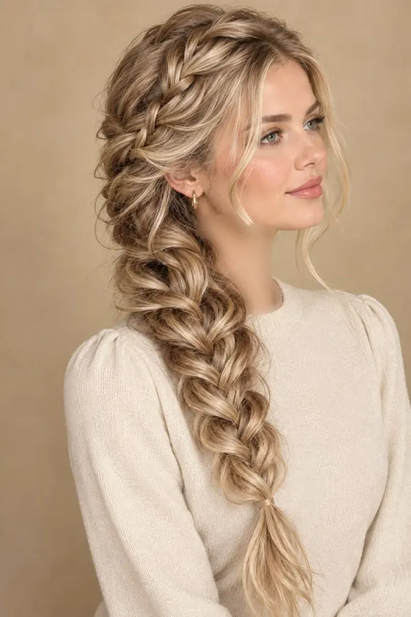 Braids for long hair 13