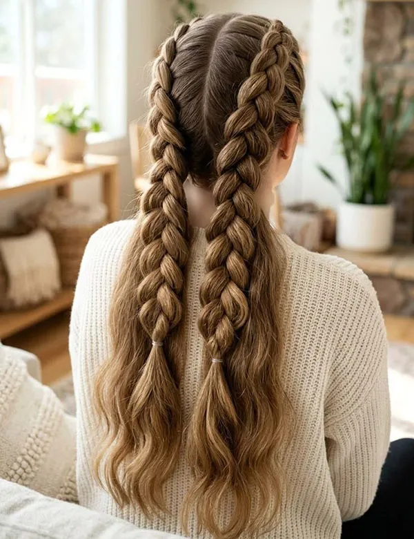 Braids for long hair 21