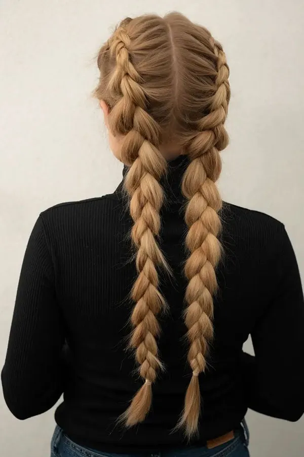 Braids for long hair 28