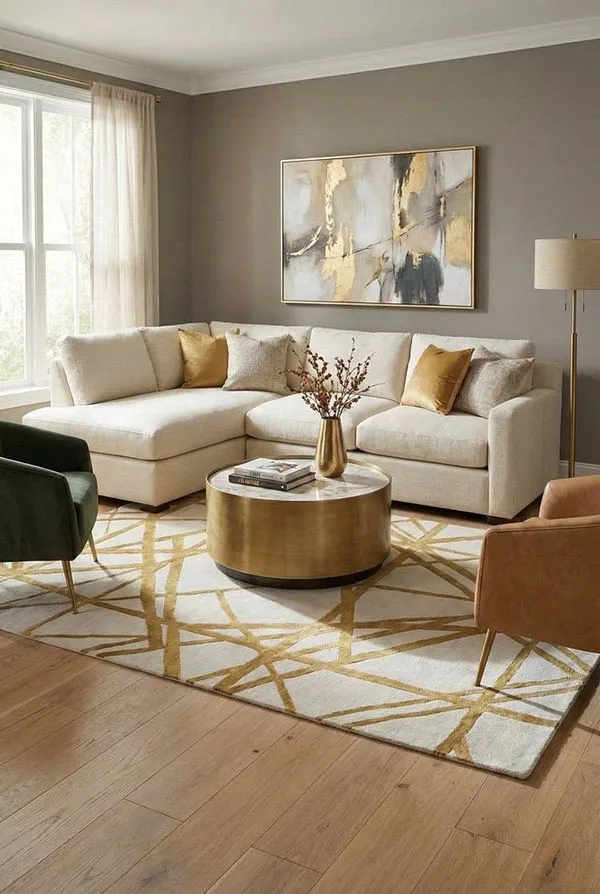Cream and brown decoration 14