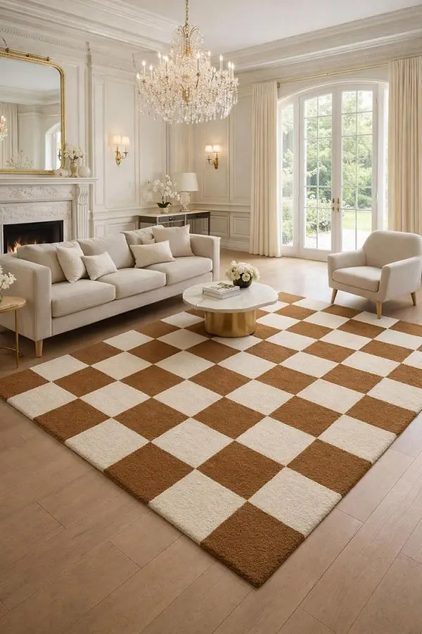 Cream and brown decoration 15