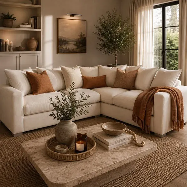 Cream and brown decoration 26