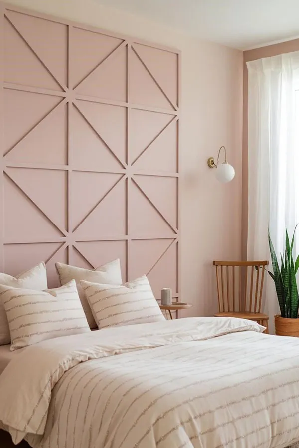Design of the wall behind the bed 1