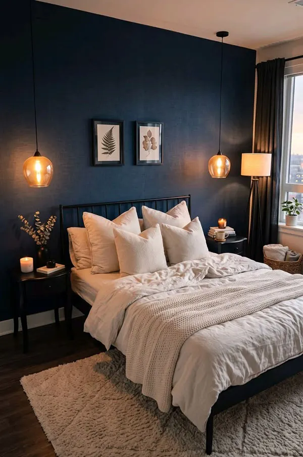 Design of the wall behind the bed 12