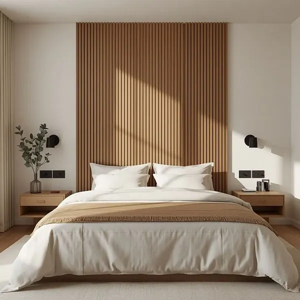 Design of the wall behind the bed 19