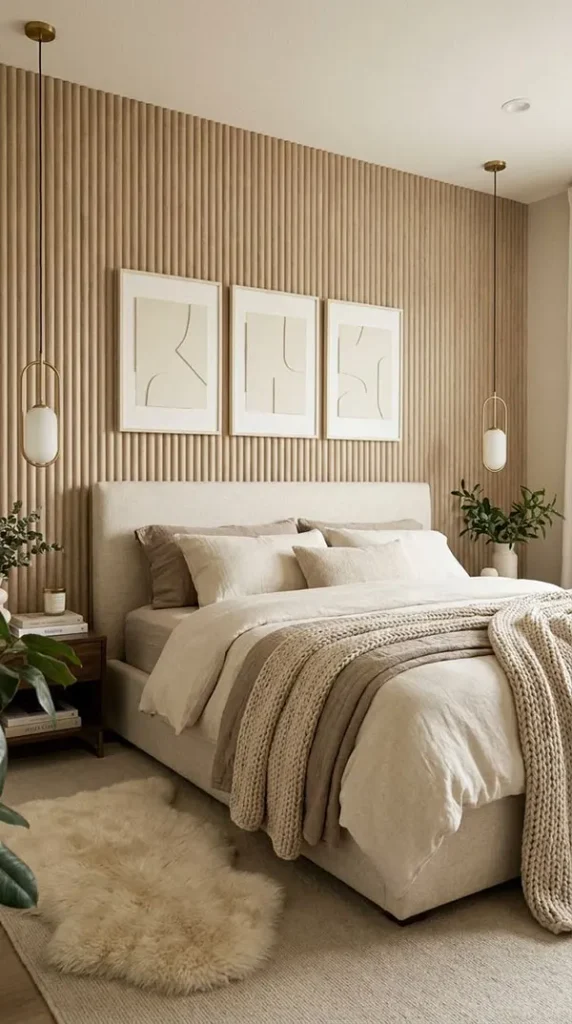 Design of the wall behind the bed 20