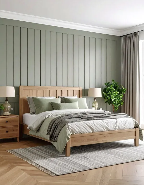 Design of the wall behind the bed 25