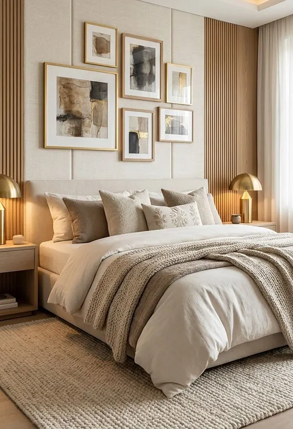 Design of the wall behind the bed 29