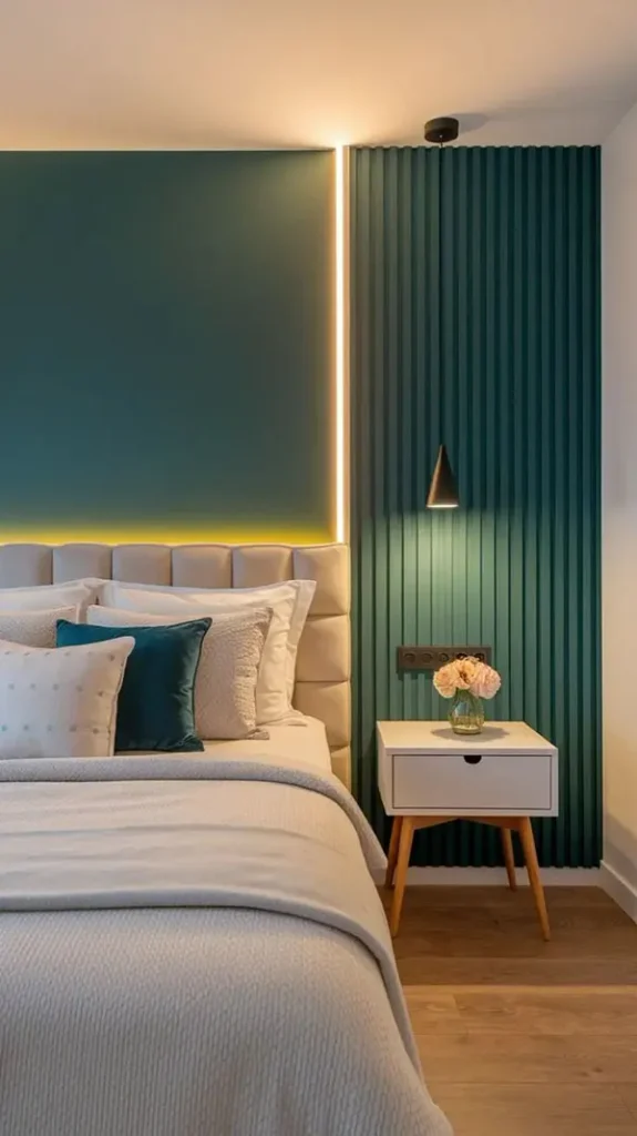 Design of the wall behind the bed 5