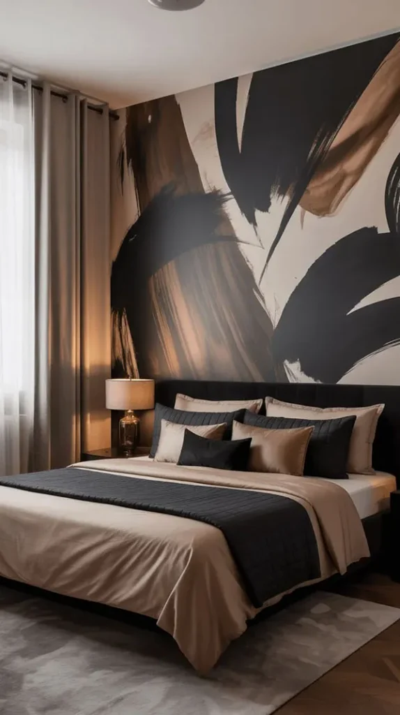 Design of the wall behind the bed 7