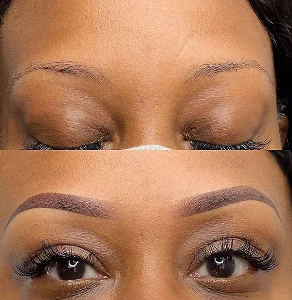 30 مدل تتو ابرو شیک؛ از نچرال تا ابروهای پررنگ و چشمگیر! 24 Eyebrow tattoo model 20