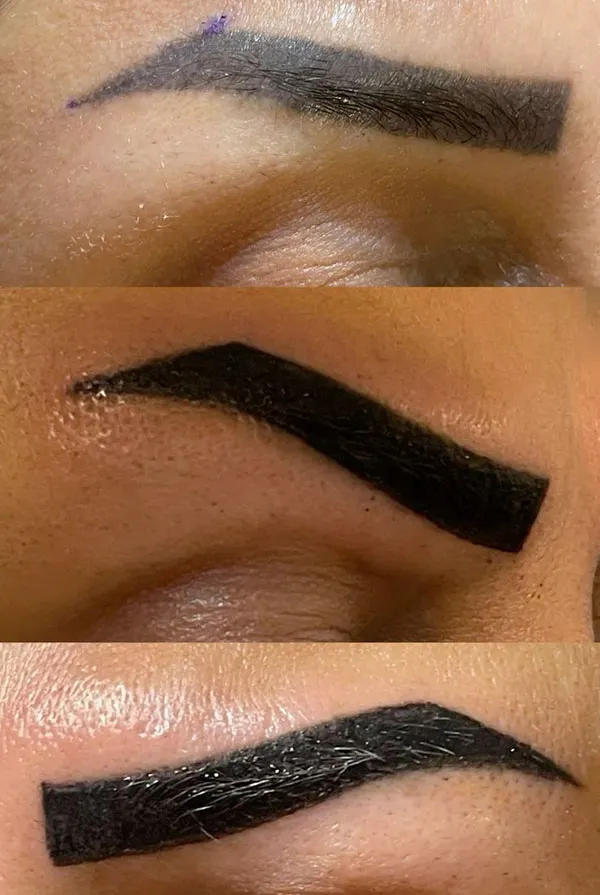 30 مدل تتو ابرو شیک؛ از نچرال تا ابروهای پررنگ و چشمگیر! 32 Eyebrow tattoo model 31