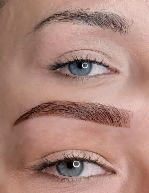 30 مدل تتو ابرو شیک؛ از نچرال تا ابروهای پررنگ و چشمگیر! 11 Eyebrow tattoo model 8
