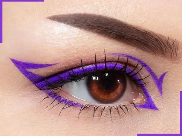 30 مدل خط چشم برای پلک افتاده؛ از خط باریک تا باتوینگ! 6 Eyeliner styles for hooded eyes 2