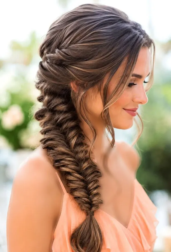 Formal herringbone braid 18