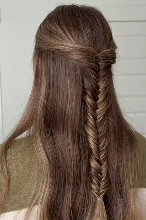 Formal herringbone braid 20