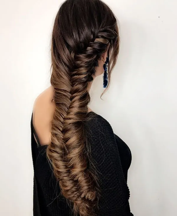 Formal herringbone braid 24