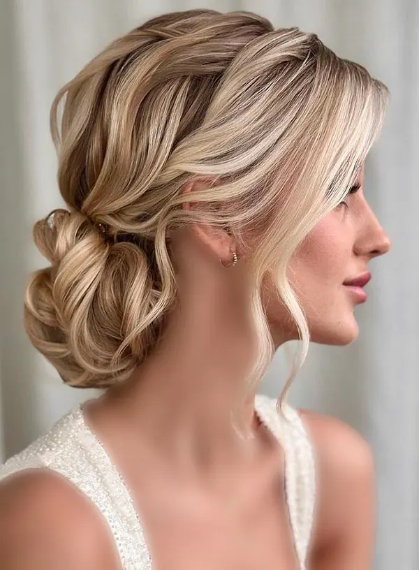 Formal low updo hairstyle 2