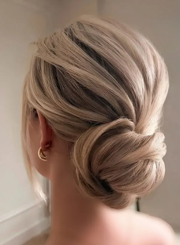 Formal low updo hairstyle 20