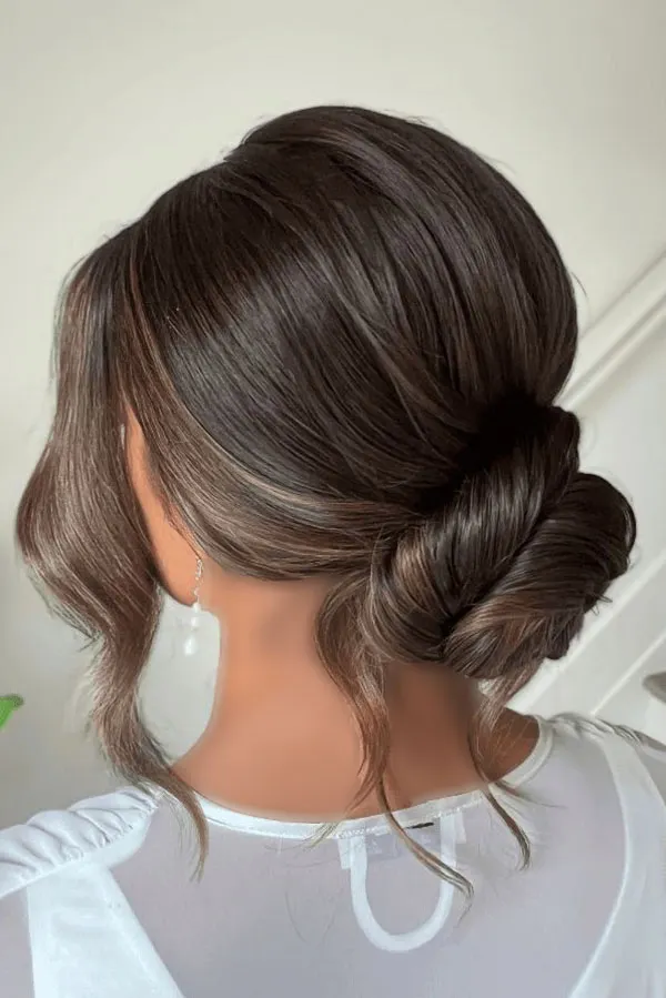 Formal low updo hairstyle 3