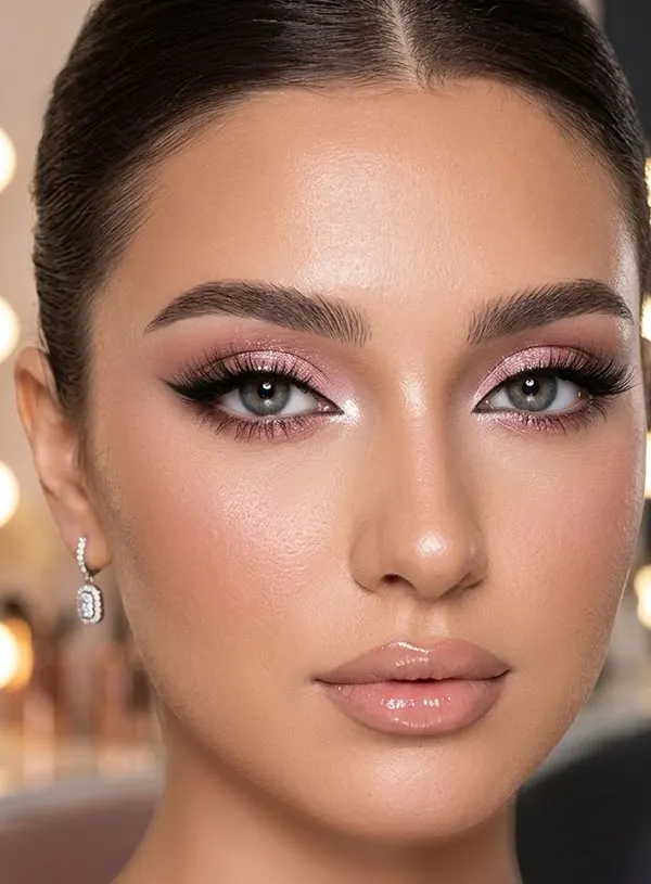 Girly pink makeup 21