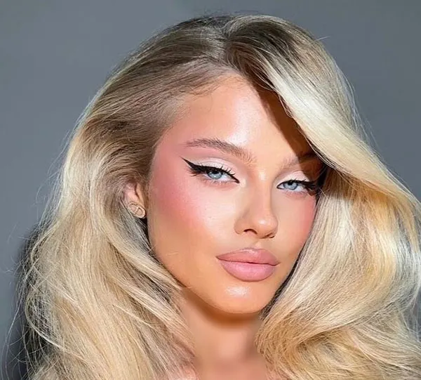 Girly pink makeup 5