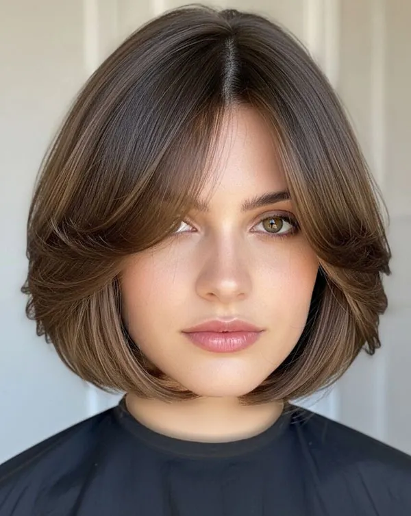 مدل مو باب ایتالیایی؛ کوتاهی شیک و پُرحجمی که پاییز 2026 دوباره برگشته 13 Italian bob hairstyle 10