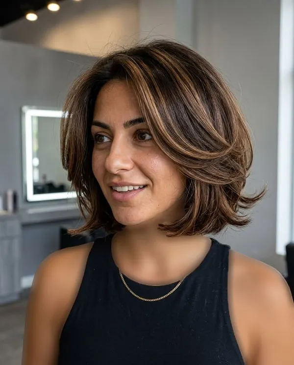 مدل مو باب ایتالیایی؛ کوتاهی شیک و پُرحجمی که پاییز 2026 دوباره برگشته 9 Italian bob hairstyle 12