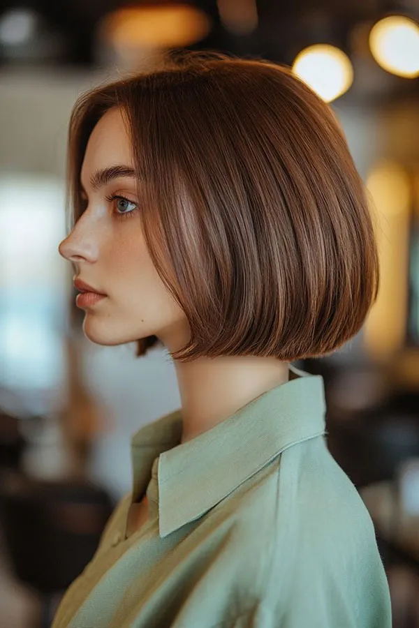 مدل مو باب ایتالیایی؛ کوتاهی شیک و پُرحجمی که پاییز 2026 دوباره برگشته 16 Italian bob hairstyle 13
