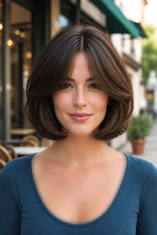 مدل مو باب ایتالیایی؛ کوتاهی شیک و پُرحجمی که پاییز 2026 دوباره برگشته 18 Italian bob hairstyle 15