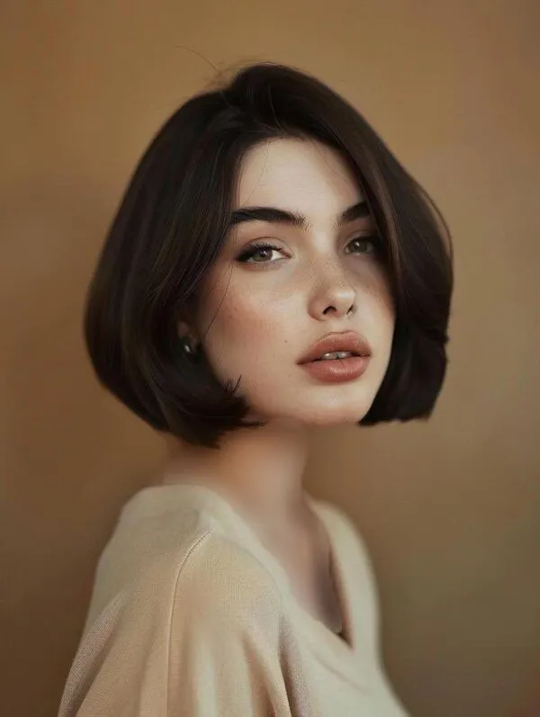 مدل مو باب ایتالیایی؛ کوتاهی شیک و پُرحجمی که پاییز 2026 دوباره برگشته 26 Italian bob hairstyle 22