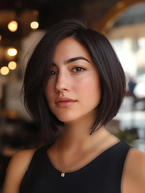 مدل مو باب ایتالیایی؛ کوتاهی شیک و پُرحجمی که پاییز 2026 دوباره برگشته 27 Italian bob hairstyle 25