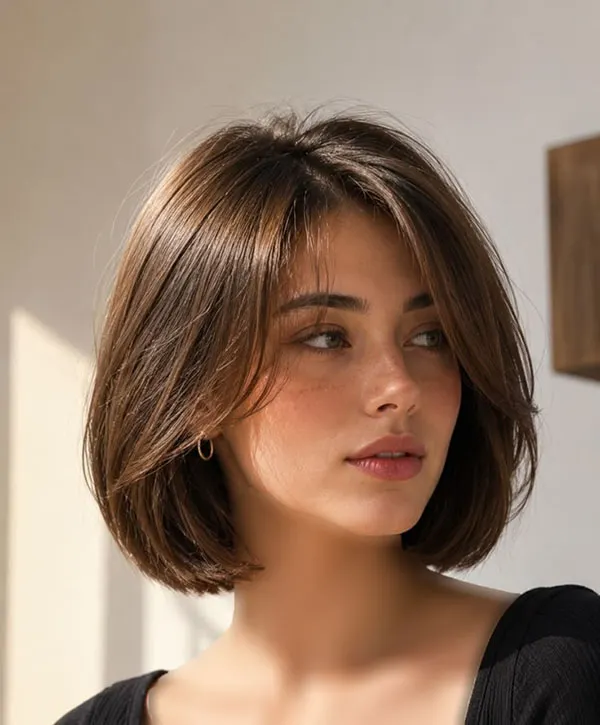 مدل مو باب ایتالیایی؛ کوتاهی شیک و پُرحجمی که پاییز 2026 دوباره برگشته 30 Italian bob hairstyle 27