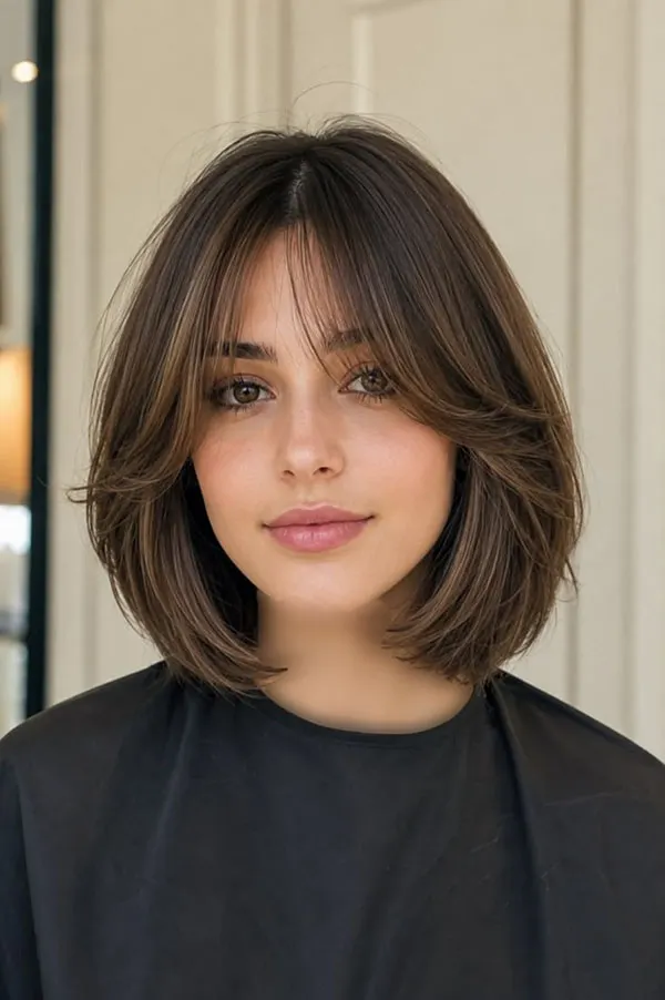 مدل مو باب ایتالیایی؛ کوتاهی شیک و پُرحجمی که پاییز 2026 دوباره برگشته 28 Italian bob hairstyle 28