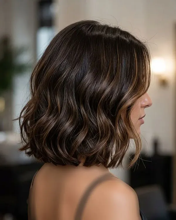 مدل مو باب ایتالیایی؛ کوتاهی شیک و پُرحجمی که پاییز 2026 دوباره برگشته 11 Italian bob hairstyle 7