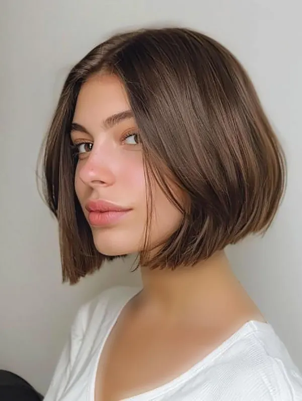 مدل مو باب ایتالیایی؛ کوتاهی شیک و پُرحجمی که پاییز 2026 دوباره برگشته 12 Italian bob hairstyle 9