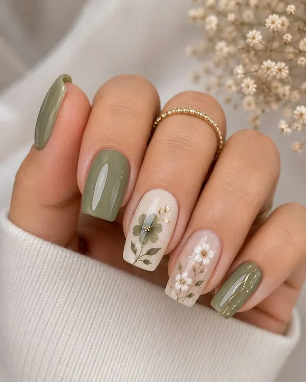 35 ایده تزیین ناخن با لاک که بدون طراحی حرفهای هم میتونی اجرا کنی! 17 Nail decoration with varnish 14