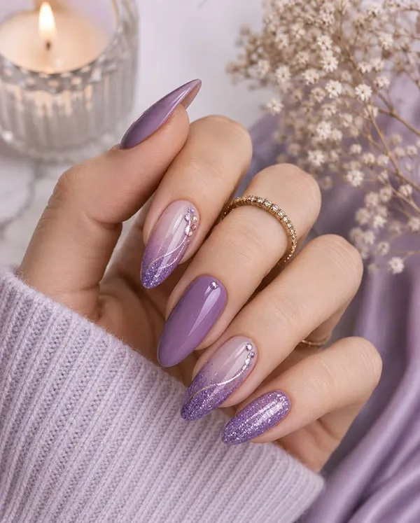 35 ایده تزیین ناخن با لاک که بدون طراحی حرفهای هم میتونی اجرا کنی! 19 Nail decoration with varnish 15