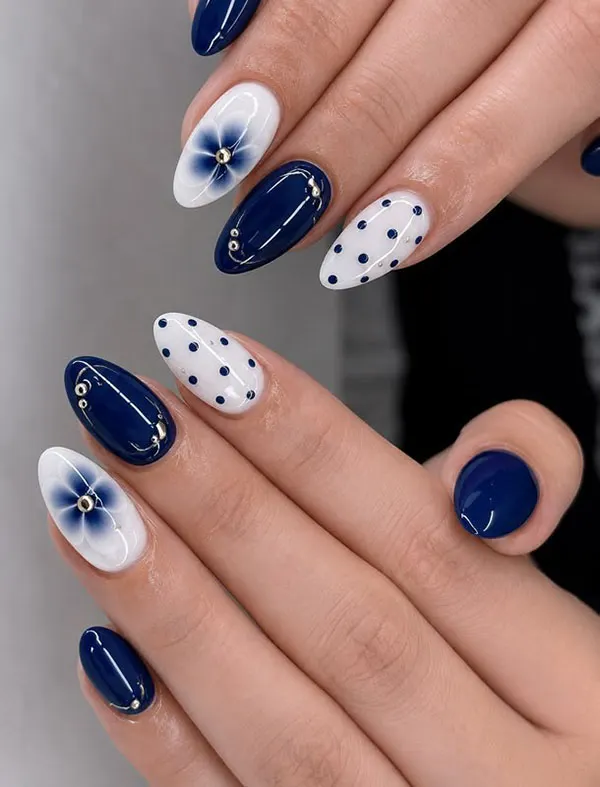 35 ایده تزیین ناخن با لاک که بدون طراحی حرفهای هم میتونی اجرا کنی! 18 Nail decoration with varnish 18