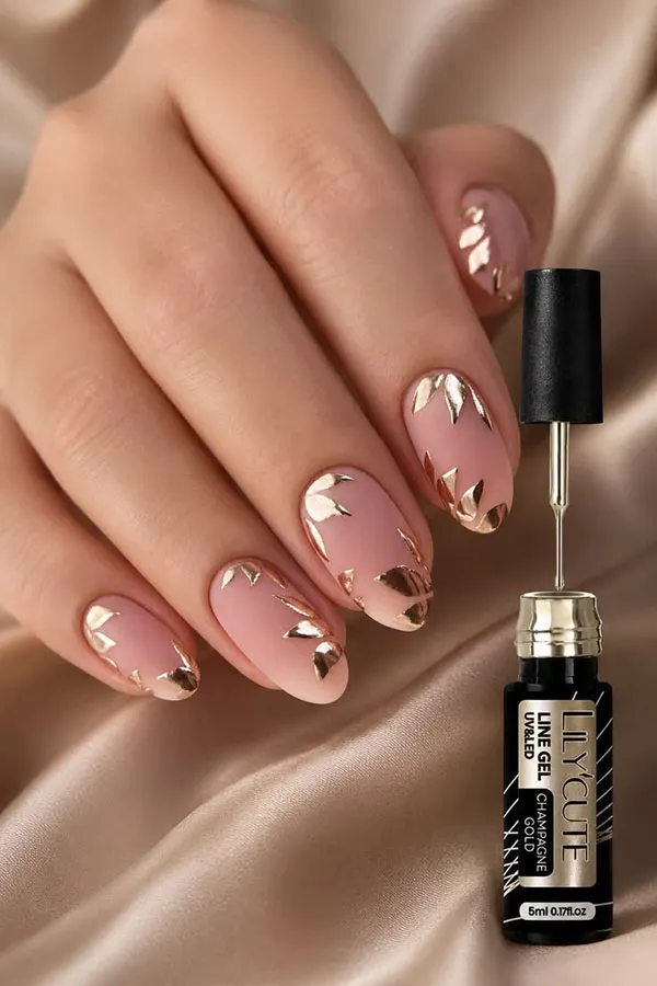 35 ایده تزیین ناخن با لاک که بدون طراحی حرفهای هم میتونی اجرا کنی! 25 Nail decoration with varnish 21