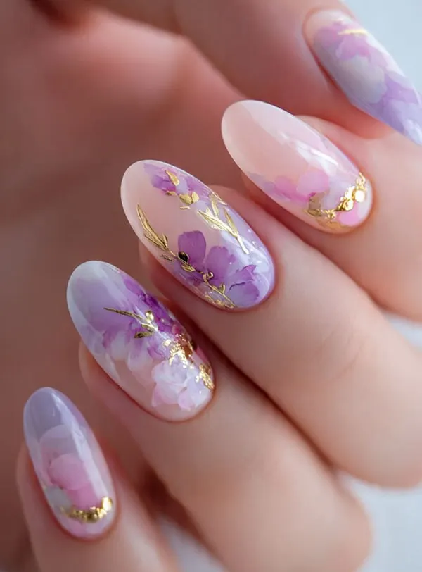 35 ایده تزیین ناخن با لاک که بدون طراحی حرفهای هم میتونی اجرا کنی! 30 Nail decoration with varnish 26
