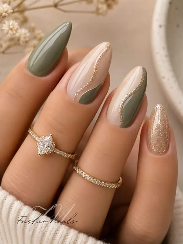 35 ایده تزیین ناخن با لاک که بدون طراحی حرفهای هم میتونی اجرا کنی! 28 Nail decoration with varnish 27