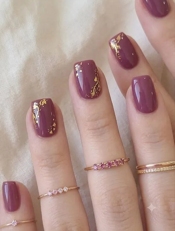 35 ایده تزیین ناخن با لاک که بدون طراحی حرفهای هم میتونی اجرا کنی! 32 Nail decoration with varnish 28