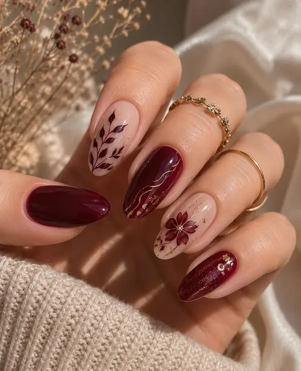 35 ایده تزیین ناخن با لاک که بدون طراحی حرفهای هم میتونی اجرا کنی! 10 Nail decoration with varnish 6