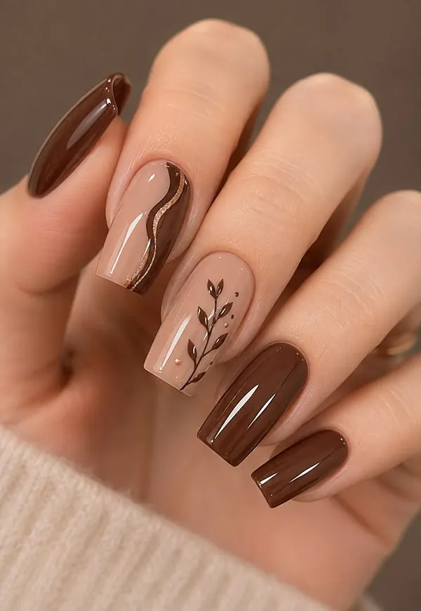 35 ایده تزیین ناخن با لاک که بدون طراحی حرفهای هم میتونی اجرا کنی! 12 Nail decoration with varnish 8