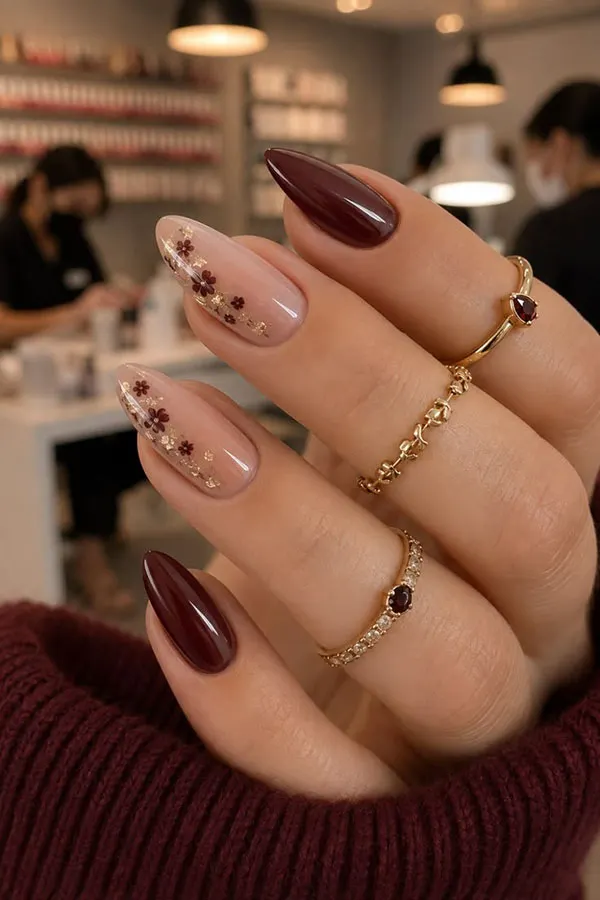 35 ایده تزیین ناخن با لاک که بدون طراحی حرفهای هم میتونی اجرا کنی! 9 Nail decoration with varnish 9