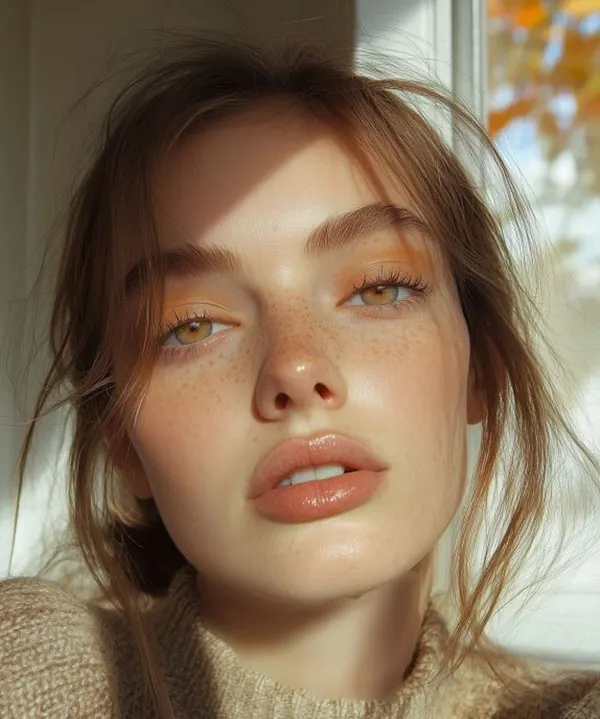 Natural autumn makeup 12