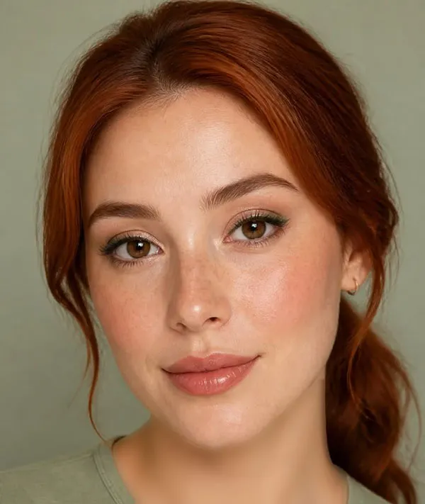 Natural autumn makeup 13