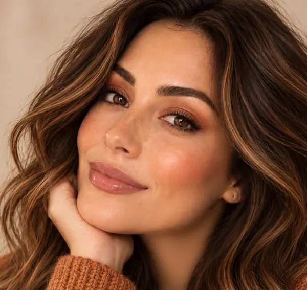 Natural autumn makeup 14